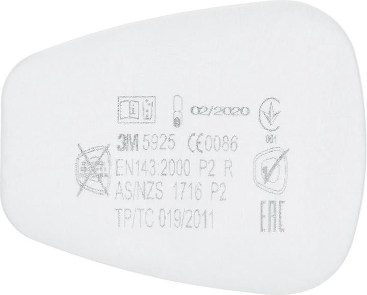 Actual product image 3M 5925 Partikelfilter 10 Paar