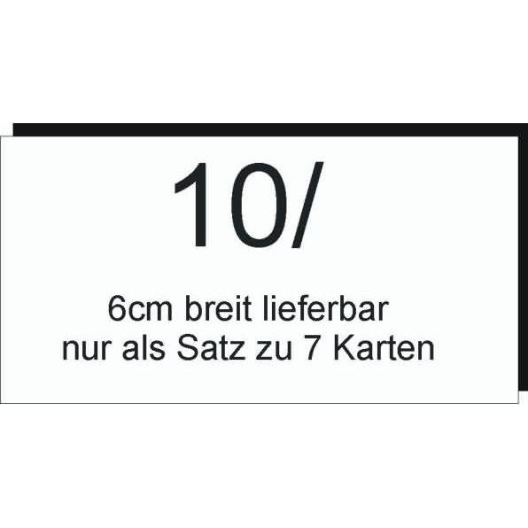 Ultradex, Zubehör Präsentieren, 1-53 Wochenzahlen 4mm Strichabstand B212xH32mm 1xpro Streifen,VE=6 Streifen