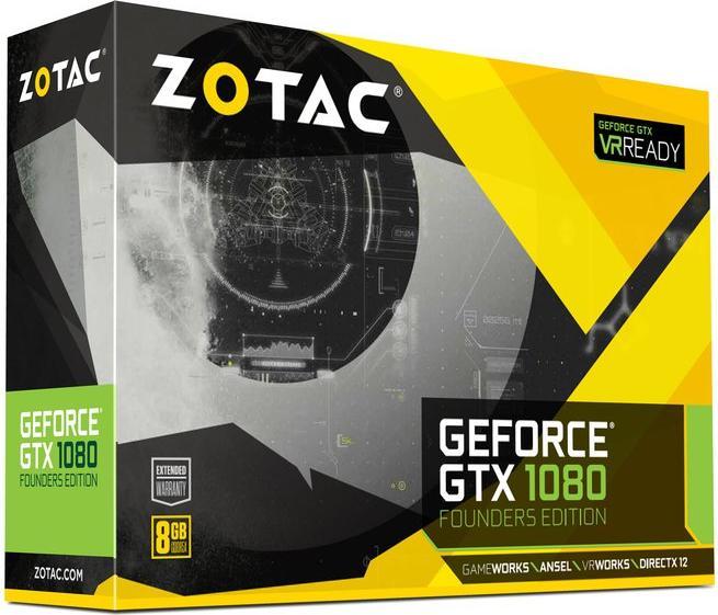 Immagine prodotto Zotac GeForce GTX 1080 Founders Edition (8 GB)