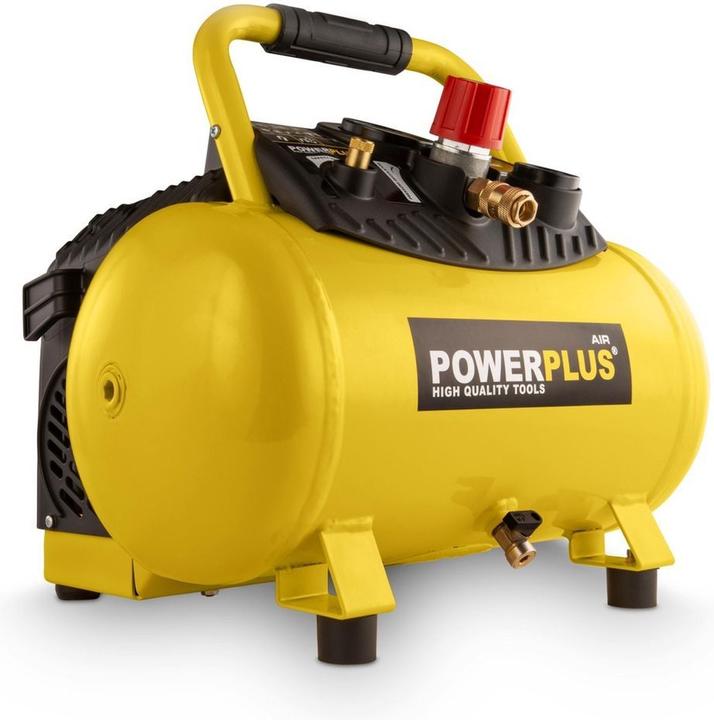 Immagine prodotto Powerplus Compressore 1100W - 12L senza olio (10 bar, 12 l)