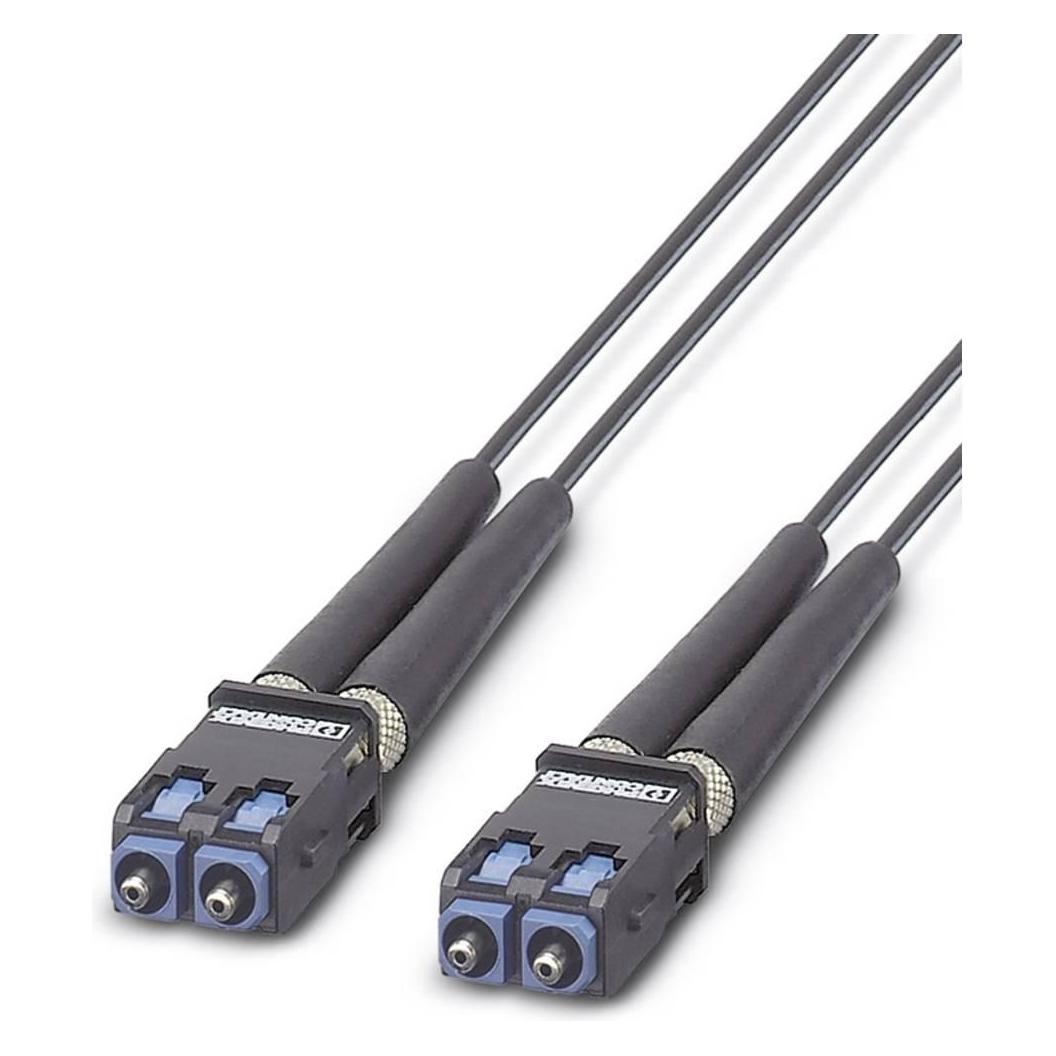 Phoenix Contact Phoenix VS-PC-2XPOF-980-SCRJ/SCRJ-5 Glasfaserkabel 5 m SC-RJ Schwarz (5 m), Netzwerkkabel