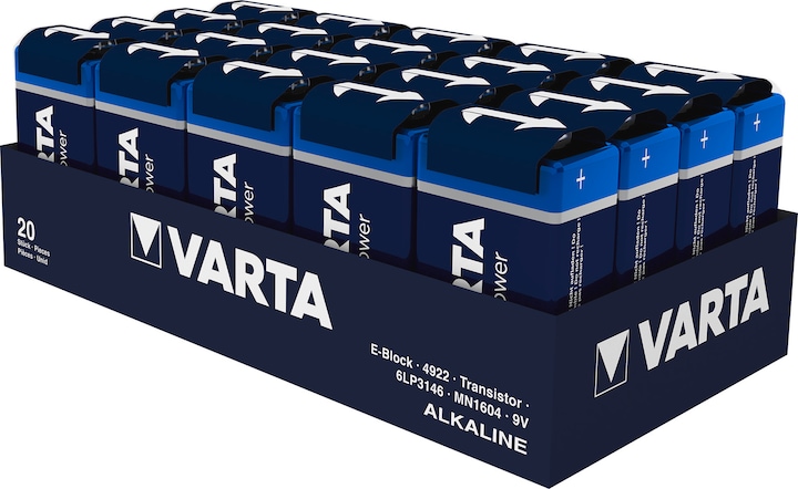 Actual product image Varta Longlife Power (1 pcs., 9V Block, 580 mAh)