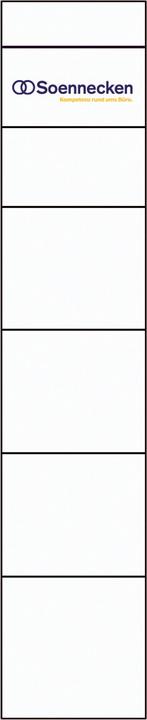 Produktbild Soennecken Rückenschild schmal/kurz 30 x 190 mm (B x (10x)