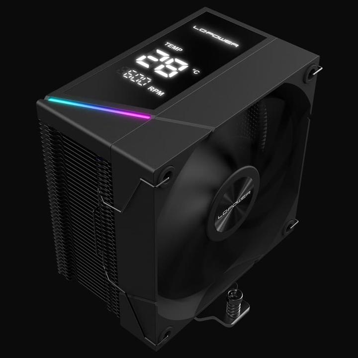 Produktbild LC-Power LC POWER CPU-Kühler LC-CC-120-DB6, Kühlungstyp: Aktiv (125 mm)