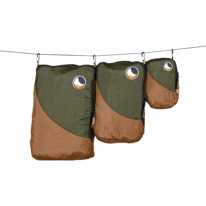 Ticket To The Moon, Cubi da imballaggio, Set di cubi da viaggio, Marrone