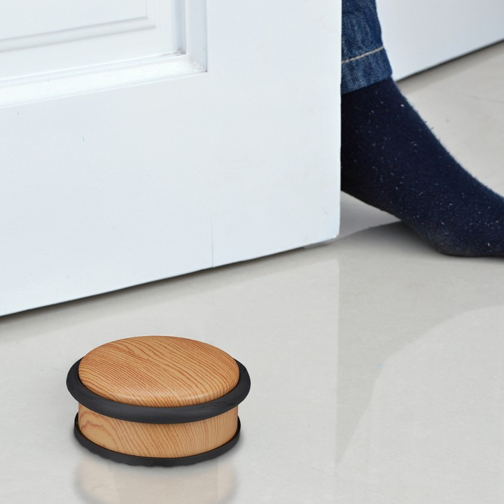 Actual product image Relaxdays Star Door Stop with Handle (1 Piece, 10.5 x 10.5 x 5 cm)