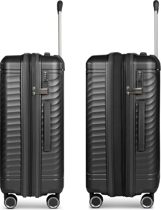 Immagine prodotto Picard Set di valigie Vienna a 4 ruote 3 pezzi con piega elastica (195 l)