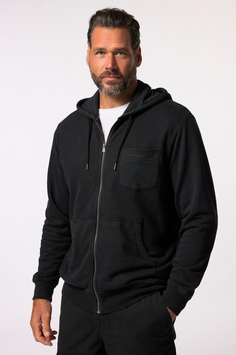 Actual product image JP1880 JP 1880 hoodie jacket, sweat fabric, vintage look, hood, up to 8 XL (L)