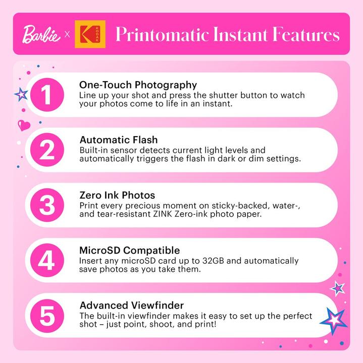 Actual product image Kodak Printomatic Barbie Camera 2 (1003296710)