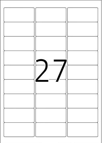 Actual product image HERMA A4 security labels