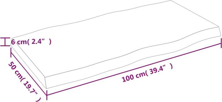 Actual product image VidaXL Nili (100 x 50 x 6 cm)