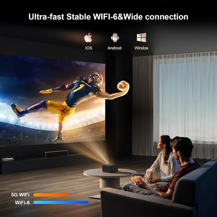 Produktbild Jimveo E88 Heimkino Beamer mit 4K Unterstützung (4K, 800 lm)