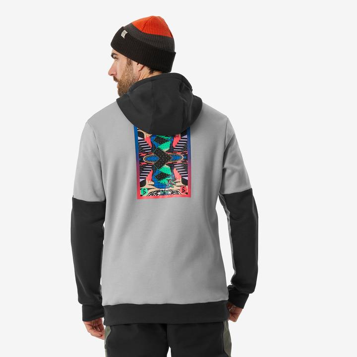 Produktbild Wedze Skipullover Herren 1/2 RV warm bequem - 100 grau (S)