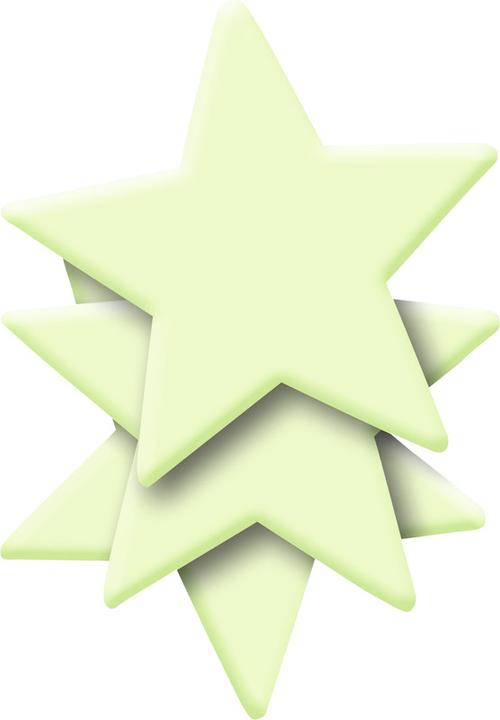 Actual product image HERMA Glow stickers