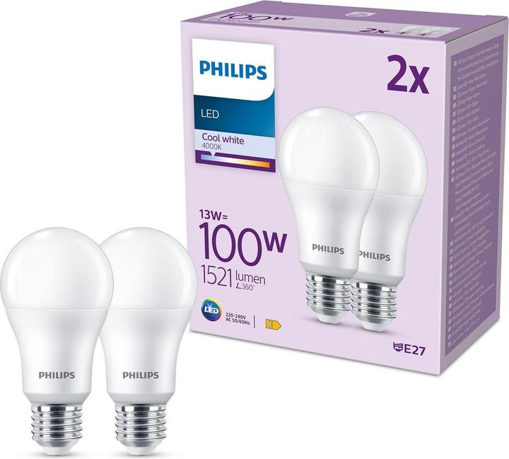 Produktbild Philips LED Bulbs (E27, 1521 lm, 2 x)