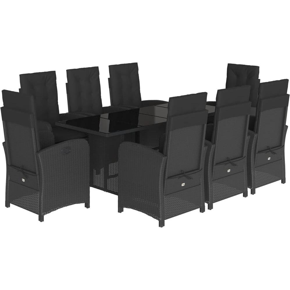 VidaXL, Gartentisch + Balkontisch, Jaydon (190 cm)