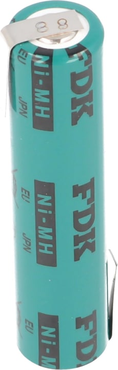Produktbild FDK Akku Sanyo HR-AAAU NiMH Akku Micro AAA Flattop mit Lötfahne Z-Form (AAA, 730 mAh)