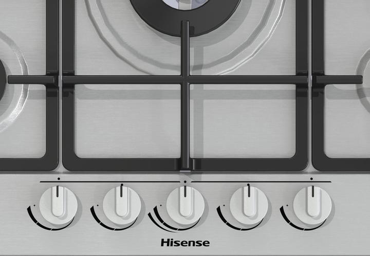 Actual product image Hisense GM773XF Cooktop Stainless Steel Built-in Gas 5 Cooker(s)
