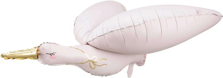 Partydeco Foil balloon Stork, 103x60 cm, light pink (1 pkt / 1 pc.) (1 x)