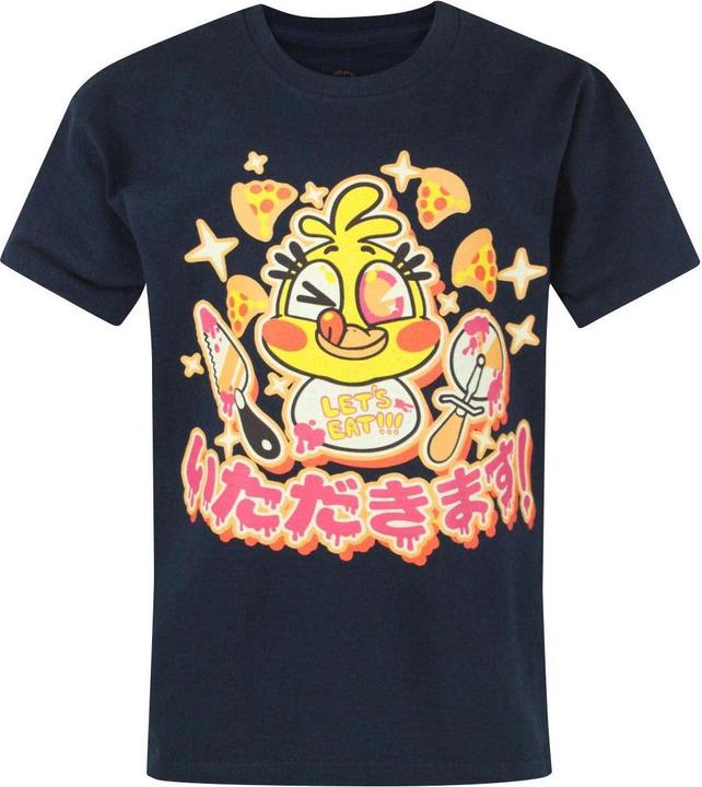 Actual product image Five Nights At Freddys official Chica Chicadakimasu TShirt (128)