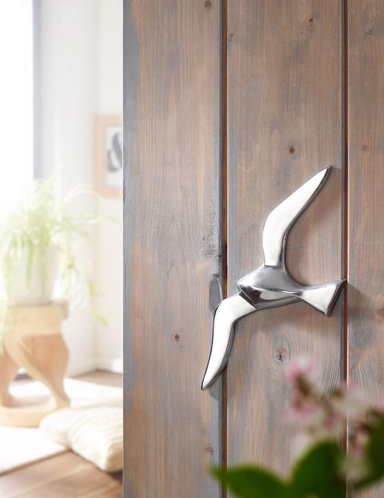 Image du produit FineBuy Décoration murale mouette aluminium 30 cm