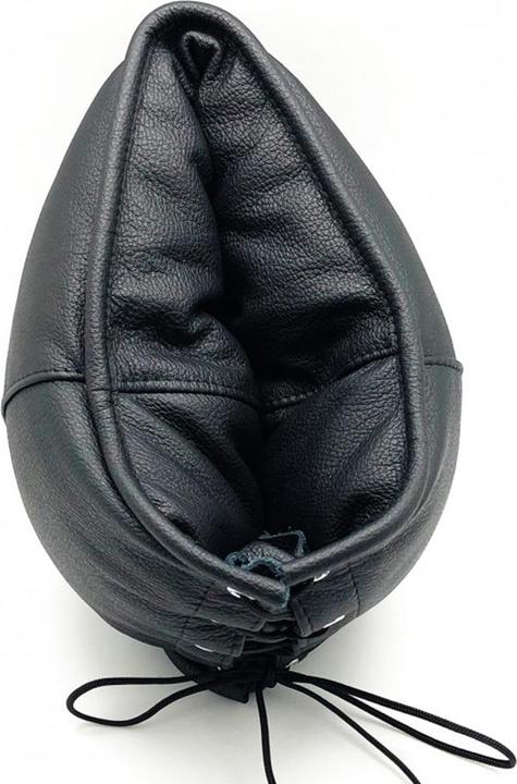 Actual product image The Red Leather balaclava "Padded