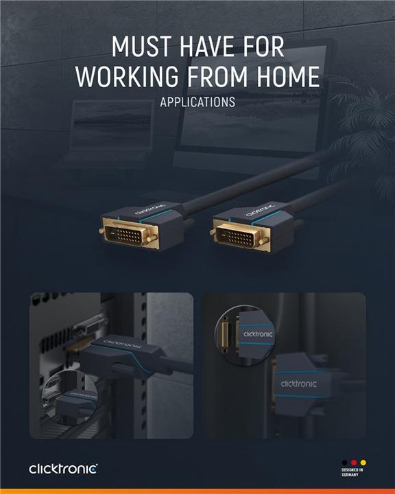 Produktbild clicktronic Dvi — Dvi (2 m)