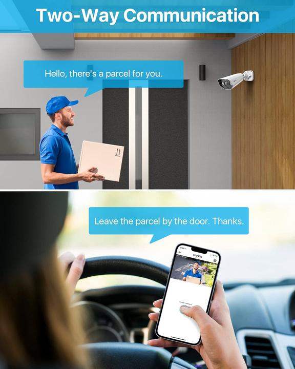 Actual product image Zosi 4K PoE Überwachungskamera Set mit Personenerkennung