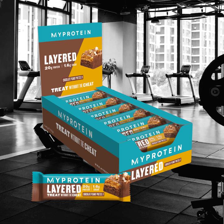 Actual product image MyProtein Layered Bars (Chocolate Peanut Pretzel, 1 pcs., 854 g)
