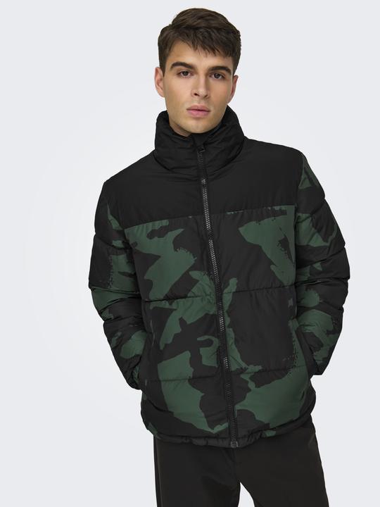 Image du produit Only & Sons Col montant Poignets élastiques Veste Doudoune (XXL)