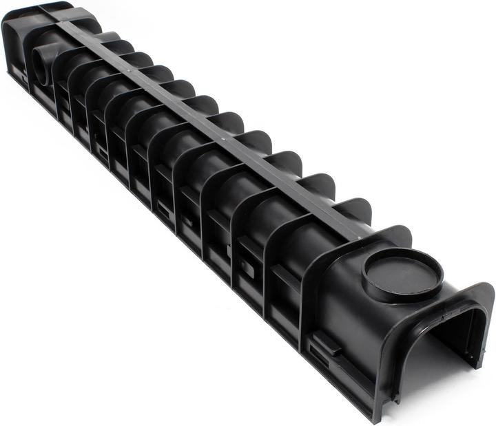 Produktbild Wiltec Entwässerungsrinne 2x1m Abdeckrost 12,5t Gusseisen Ablaufrinne Abwasserrinne