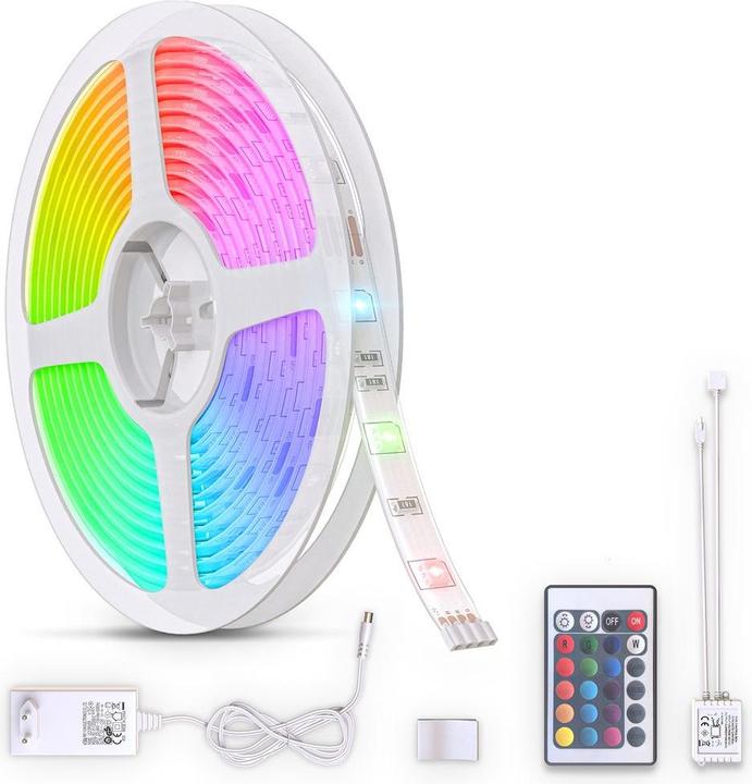 B.K.Licht RGB-LED-Band (RGB, 300 cm, Indoor)