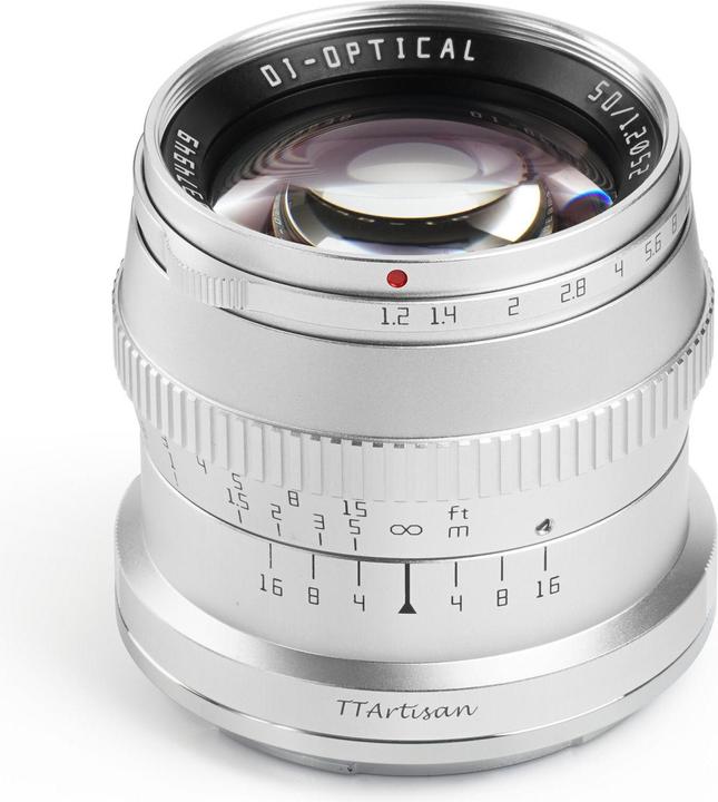 Image du produit TTArtisan 50 mm f1.2 Fujifilm X (Fujifilm X, APS-C / DX)