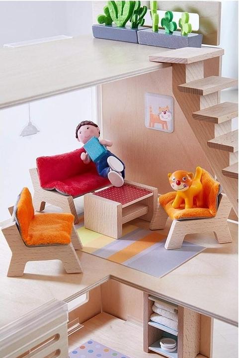 Produktbild Haba Little Friends – Puppenhaus-Möbel Wohnzimmer