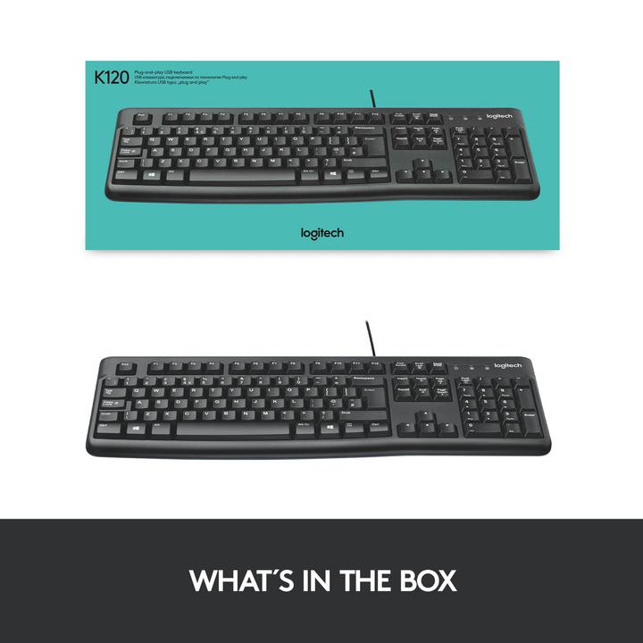 Actual product image Logitech K120 (CH, Cable)