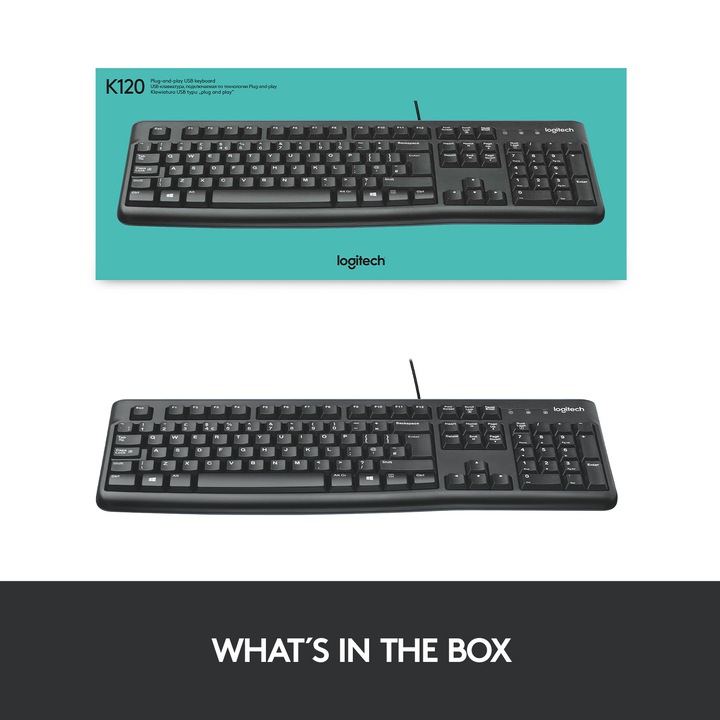 Image du produit Logitech K120 (CH, Filaire)