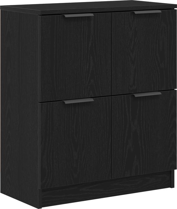 Produktbild vidaXL Schwarz Eiche Sideboard (30 x 30 x 70 cm)