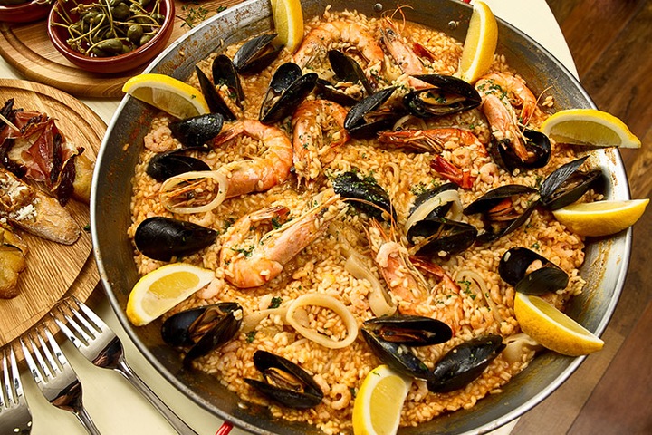 Immagine prodotto All'Grill Padella per paella smaltata Ø 12 cm (12 cm, Padella per paella, Acciaio)
