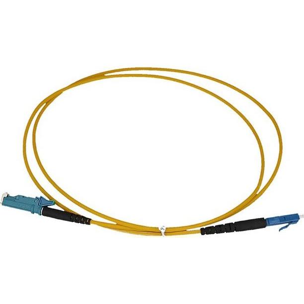 BlueOptics Simplex LWL Patchkabel LC-UPC/E2000-UPC Singlemode 0.5 Meter (0.50 m), Netzwerkkabel
