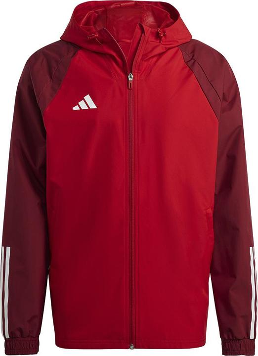 Actual product image adidas Mens Tiro 23 Competition All Weather Jacket Red HE5653 (2XL) (XXL)