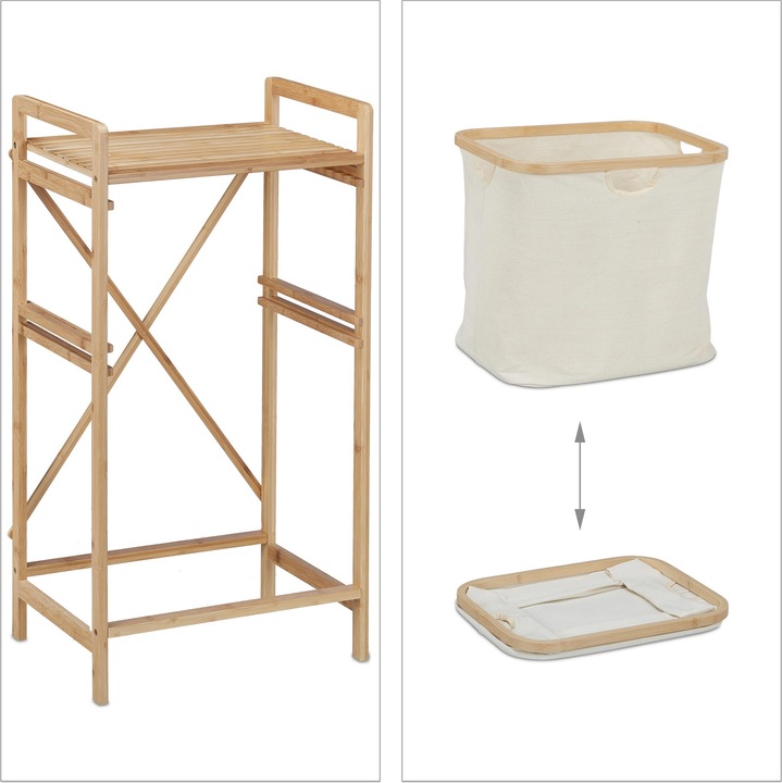 Actual product image Relaxdays Laundry basket (123 l)
