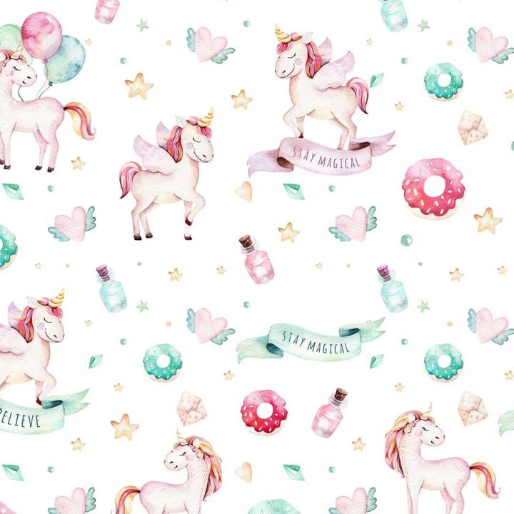Actual product image Trenddeko Sweet Unicorns - Donuts (100 x 150 cm)