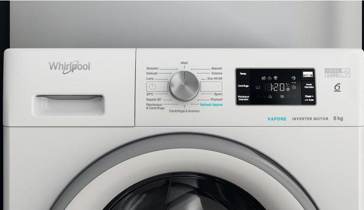Immagine prodotto Whirlpool FFB 846 SV IT lavatrice Caricamento frontale 8 kg 1400 Giri/min A Bianco (8 kg, A sinistra)