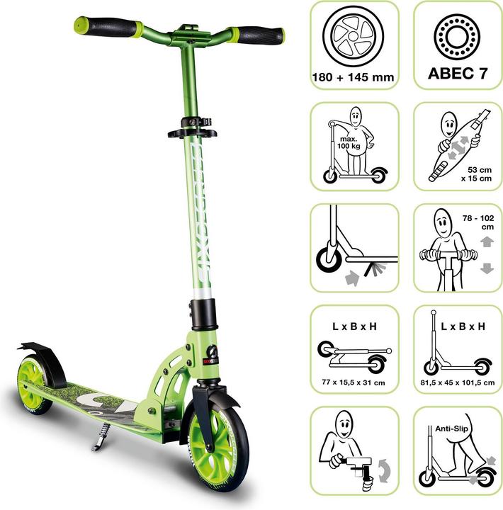 Produktbild Six Degrees Aluminium Scooter Junior 180 mm