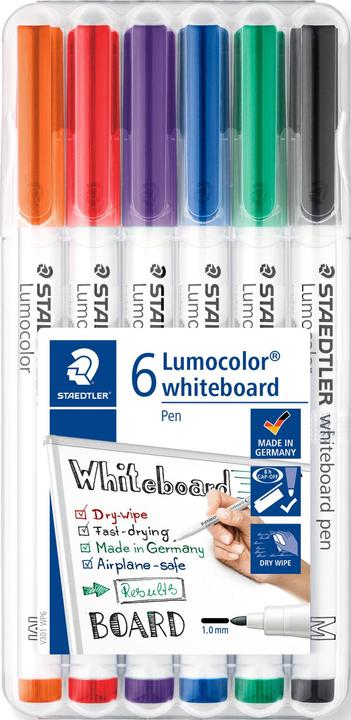 Actual product image Staedtler Lumocolor (colour assorted, 1 mm, 6 x)