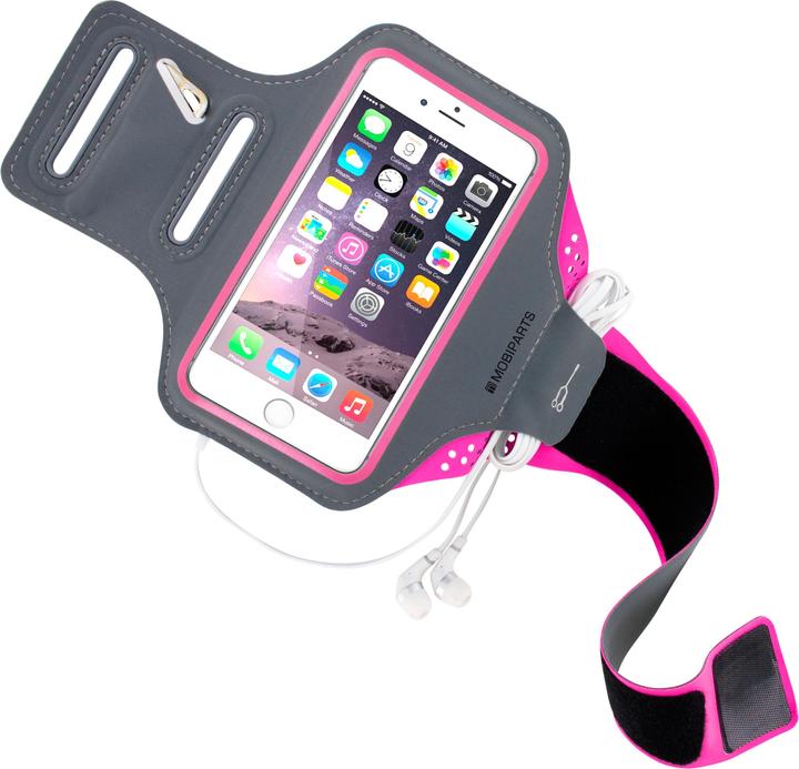 Productafbeelding Mobiparts Comfort Fit Sport Armband Size M Neon Pink