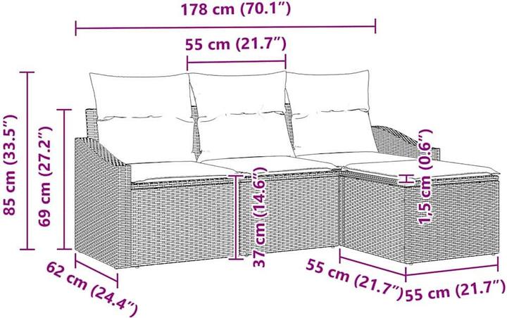 Produktbild vidaXL Miles