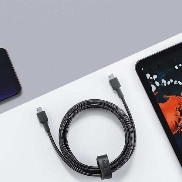 Immagine prodotto Aukey CAVO DA USB-C A USB-C CB-CD45/0,9M LLTSN1030407 (0.90 m, USB 2.0, 18 W)