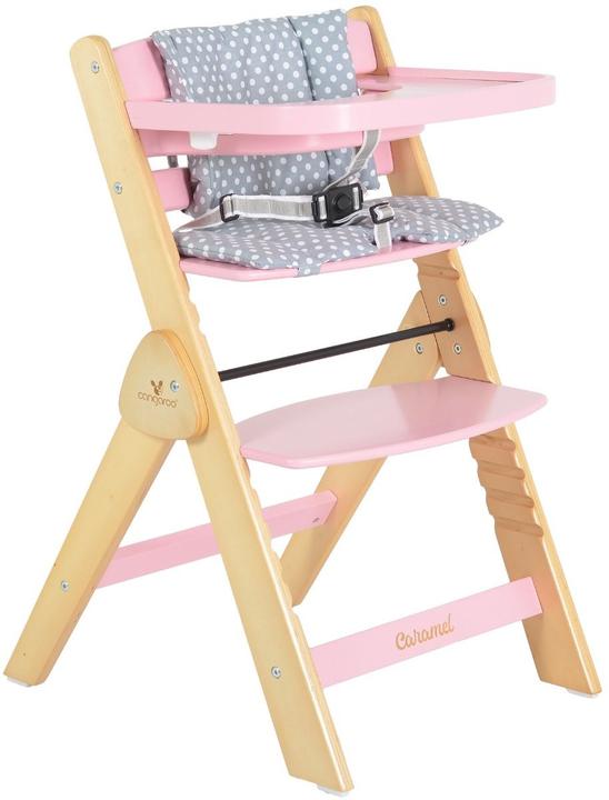Actual product image Cangaroo Kinderhochstuhl Caramel Holz (Stair high chair)