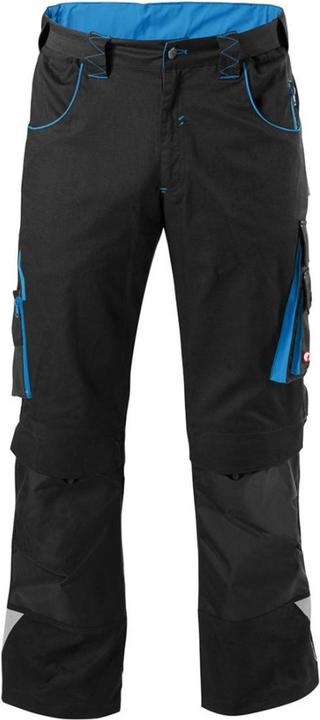 Magni Pantaloni Fortis con cintura in vita, nero/turchese, taglia 64 (64)